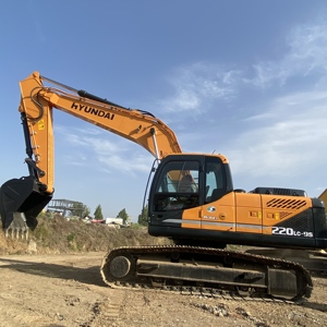 รถขุด Hyundai Robex220LC 9s 220 9s ราคาถูก เครื่องจักรก่อสร้างเคลื่อนย้ายดิน รถขุด Hyundai มือสองของแท้พร้อมการรับประกัน - Product Image 3