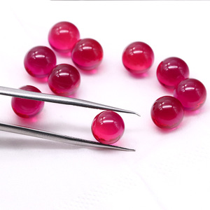 Laboratorium Ruby Corundum Synthetische massieve bal 1 mm-4 mm Diep rozerood Keramische gatenbal Heldere rode kleur - Product Image 5