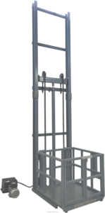 Monte-charge hydraulique fixe en acier au manganèse haute résistance, capacité 1 à 2 tonnes, portée 1 à 12 mètres, personnalisable - Product Image 1