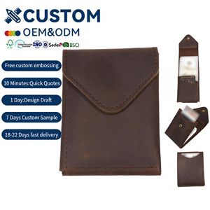 <span class=keywords><strong>Portafoglio</strong></span> <span class=keywords><strong>in</strong></span> Vera <span class=keywords><strong>Pelle</strong></span> di Alta Qualità Personalizzato per <span class=keywords><strong>Uomo</strong></span>, Sottile, da Tasca Frontale, con Protezione RFID, Porta Carte di Credito - Product Image 1