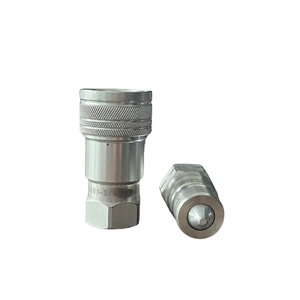 ISO7241-A 1/2 inch BSP hydraulische snelkoppeling met stofkappen voor graafmachines en hydraulische systemen - Product Image 4