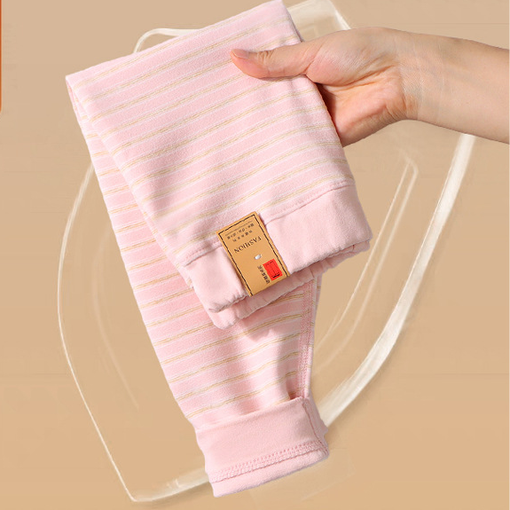 Warm pants-wool silk [pink]]