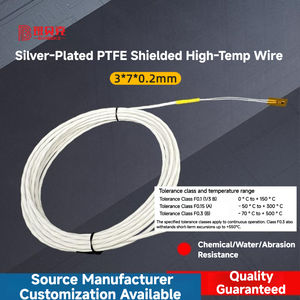 เซ็นเซอร์วัดอุณหภูมิแบบ RTD รุ่น <span class=keywords><strong>PT100</strong></span> แบบฟิล์มบาง ชุบเงิน ป้องกันด้วย PTFE ทนความร้อนสูง ยี่ห้อ Kapton - Product Image 4