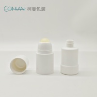 CM5001 Bouteille de déodorant en plastique de couleur personnalisée intérieure remplaçable avec bille roulante pour le corps en plastique