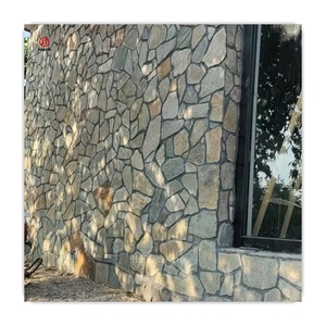 <strong>Brown</strong> and Grey Natural Stone Crazy Stone Tiles - Product Image 1