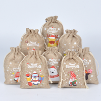 Pochettes en jute durables avec cordon de serrage, logo et couleur personnalisés, style tendance, tailles personnalisées 4/5 pouces pour emballage cadeau, marque YIBO