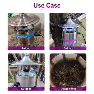 Piège à moustiques professionnel au dioxyde de carbone, système d'aspiration, attrape-moustiques étanche pour hôtels, fermes, fabricants, OEM - Product Image 4