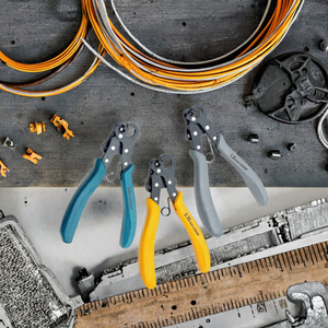 LOOPING PLIERS 1.50MM 2.25MM 3.50MM 26-18 <b>GAUGE</b> CARBON STEEL TPR HANDLE CRAFT WIRE TOOL for CUTTING and JEWELRY MAKING - Product Image 3