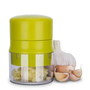 Groothandel Thuis Keuken Handleiding Twist Plastic Knoflookpers Crusher Chopper Met Container