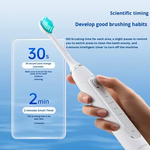 Spazzolino Elettrico Ai Smile 03TB con Luce Blu Sbiancante, Pulizia Sonica, Impermeabile, Ricarica Wireless, Corpo in ABS, 3 Modalità - Product Image 3