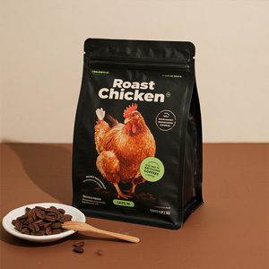 Bolsas de pollo asado de papel de aluminio Kraft con cremallera para microondas - Product Image 4