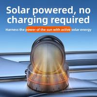 Diffuseur d'arômes solaire pour voiture, sensible à la lumière, en plastique et métal, pour console centrale et siège, élimination des odeurs