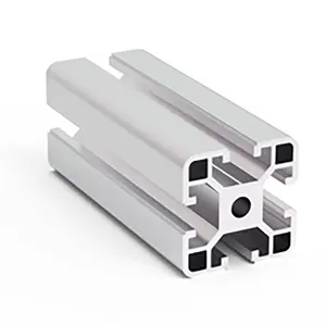 Anoze ekstrusi industri 6063 t slot profil aluminium untuk sistem bingkai