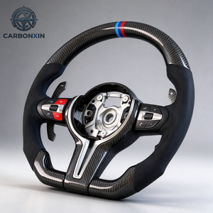 Volant de voiture en cuir personnalisé pour BMW F10 F20 F15 F31 F30 F32 F36 X1 X2 X3 X4 X5 X6 M2 M3 M4 GT E90 E92 E70 E82 E53 E89 E81 - Product Image 6