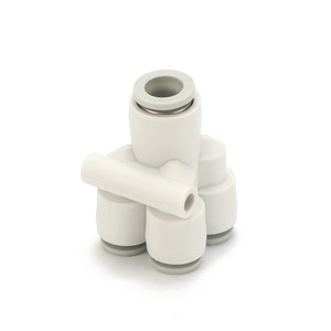 Accessoire pneumatique SMC KQ2UD04-06A/06-08A Connecteur cinq voies un entrée quatre sorties Type Y Réducteur de filetage externe Raccords Filtres - Product Image 5