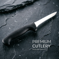 Couteau à désosser flexible Mercure Culinary M23850 Millennia en acier inoxydable avec manche en PP, 6 pouces, style vintage, finition polie miroir