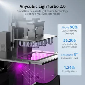 جديد Anycubic 8k Lcd M3 طابعة 3D Sla كبيرة ممتازة 8k Kit