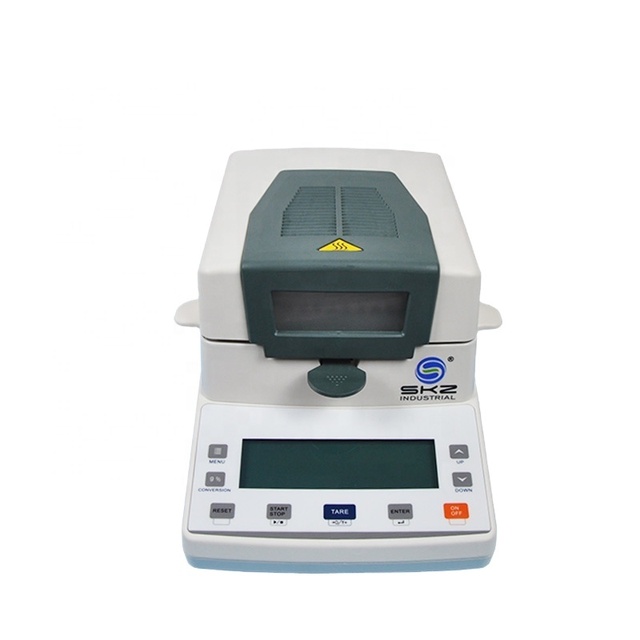 SKZ111L-1 Grain Moisture Tester 0.001g Medical Food Automatic Digital Solid Moisture Analyzer Halogen Sawdust Moisture Meter