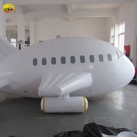 Modèle d'avion à l'hélium PVC et avion gonflable en matériau Oxford