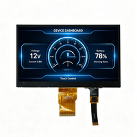 7-Zoll Industrielles TFT-Display 800*480 TN LCD-Modul mit Breitem Temperaturbereich IC GT911 für POS & Industriesteuerung