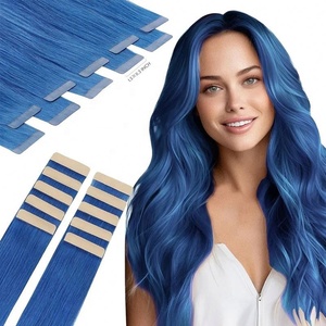 Extensiones de Cabello con Cinta Adhesiva Amygirl, Cabello Virgen Remy Brasileño de Doble Trama, Sin Químicos, Apto para Todos los Colores, Alta Calidad - Product Image 1