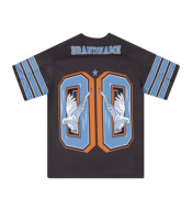 Maillot de rugby en polyester pour homme, impression par sublimation intégrale, logo imprimé numériquement, vêtements de sport rétro à col en V
