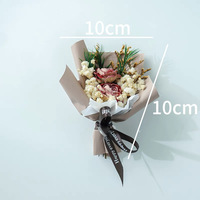 TC MINI Naturel Fait À La Main Conservé Bouquet De Fleurs Boîte Cadeau Décoration De Mariage Fête D'anniversaire Cadeau Petite Amie Fleur Séchée Cadeau