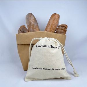 Wholesale Biodegradable Cotton Gift Bags Jewelry Pouch Organic Canvas Drawstring Dust Sack Eyelashes Glasses Earrings <b>Stickers</b> - Product Image 4