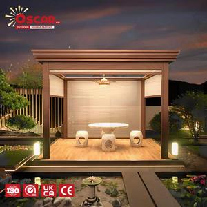 Pergola rétractable 3x4m pour extérieur, tente <span class=keywords><strong>de</strong></span> protection <span class=keywords><strong>solaire</strong></span>, abri <span class=keywords><strong>de</strong></span> plage, rideaux latéraux, pour barbecue, terrasse, jardin, fête - Product Image 1
