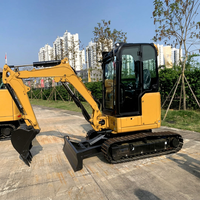 Nouvelle Mini-Excavatrice 303 CR 3,5 Tonnes C1.1 EU Stage V Tier 4 Prix Direct Usine Chine Supérieur au Prix des Concessionnaires Locaux Exportation