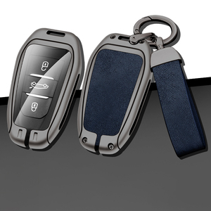 Étui de protection populaire en métal pour <span class=keywords><strong>clé</strong></span> de voiture <span class=keywords><strong>Peugeot</strong></span> 206 <span class=keywords><strong>207</strong></span> 208 307 308 408 508 2008 3008 - Product Image 1