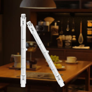 Ampoules halogènes R7s à intensité variable 1500w/1000w/500w/100w/60w <span class=keywords><strong>Remplacement</strong></span> d'ampoules <span class=keywords><strong>LED</strong></span> 200w 220v Blanc chaud Éclairage linéaire Tube lumineux - Product Image 1