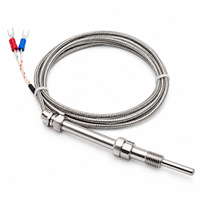 Probe Termokopel Tipe K Tipe J Sensor Suhu Termokopel Bayonet