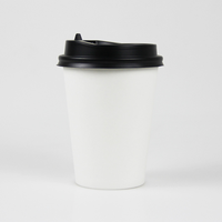 7oz en gros de haute qualité de qualité alimentaire jetable à emporter café gobelets en papier pour thé boisson chaude avec couvercles
