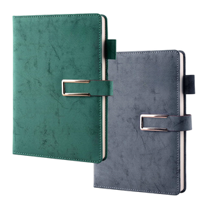 Diario rayado gris oscuro, cuaderno de regalos, diario de escritura rayado, Bloc de notas diario con 196 páginas de escritura con lazo para bolígrafo - Product Image 6