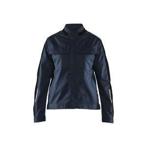 BLAKLADER - 444318328699XXXL Chaqueta industrial para mujer elástica Azul marino oscuro/Negro-EAN 7330509893685 CHAQUETAS DE TRABAJO - Product Image 1