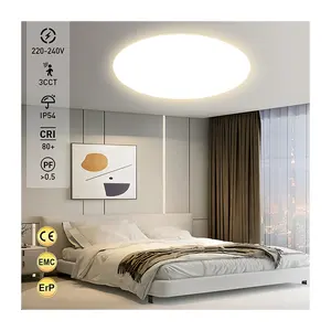 Modern Simple Ultra-Thin Design Study Living Room Bedroom Round 45w Home Led Ceiling Lights 3000-6500K