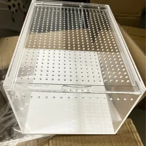 Terrario Magnetico in Acrilico per Rettili, Facile da Pulire, Impermeabile, per Geco Crestato e Piccoli Rettili, Varie Dimensioni - Product Image 2