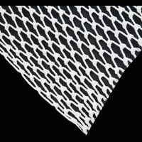 Filet de pêche résistant à l'abrasion en polyéthylène 380D/36ply, maille pleine de 25 mm, filet noué pour la pêche