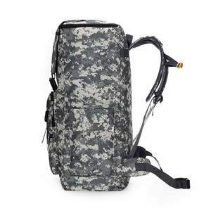 Sac à dos de grande capacité 120L pour l'extérieur, tendance, imperméable, camouflage, pour l'alpinisme, les loisirs, les voyages, la randonnée, sac en polyester - Product Image 3