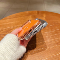 Coque de téléphone magnétique transparente personnalisée avec logo et boîte pour iPhone 18 17 16 15 Pro Max, compatible charge sans fil, antichoc, protection arrière transparente