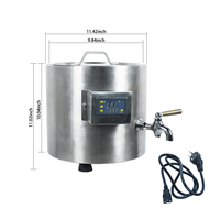 Machine à bougies Yide, pot à fondre la cire de soja DIY, réservoir en acier inoxydable de 10 L à chauffage rapide pour la fabrication de savon