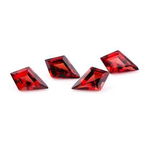 YASHEE Granate Rojo Natural 8x5 MM Forma de Cometa Corte Brillante Piedra Calibrada para Joyería - Product Image 2