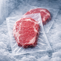 Aangepaste Vacuümsealer Zakken Food Grade Pa/Pe Heat Afsluitbare Doorzichtige Vacuümzak Voor Vleesvisverpakkingen