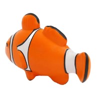 Balle anti-stress Nemo en mousse PU personnalisée, jouet marin souple à remontée lente, balle à presser, vente directe usine, livraison rapide