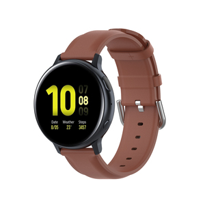 Eraysun 20mm 22mm Bracelet de montre en cuir véritable pour <span class=keywords><strong>Samsung</strong></span> Galaxy Watch <span class=keywords><strong>Active</strong></span> <span class=keywords><strong>2</strong></span> <span class=keywords><strong>Gear</strong></span> S3 Bracelet de remplacement Bracelet ceinture - Product Image 3