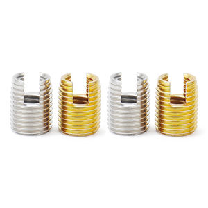 Inserto Roscado Autoperforante de Latón Tengri, Buje de Corte Ranurado <span class=keywords><strong>Ensat</strong></span> 302 para Madera, Plástico, Aluminio, Inserto Roscado M2-M16 - Product Image 2
