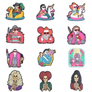 2025 recién llegado, dijes para zapatos de <span class=keywords><strong>Halloween</strong></span>, diseño personalizado, decoraciones para zapatos de PVC suave para zuecos de <span class=keywords><strong>EVA</strong></span>, pulsera y pulsera - Product Image 2