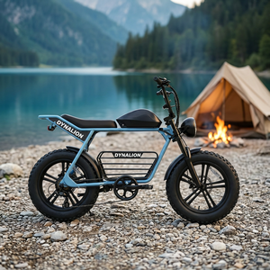 Vélo électrique à pneus larges <span class=keywords><strong>de</strong></span> style rétro avec batterie amovible, vélo électrique tout-terrain pour adultes, pour les trajets en <span class=keywords><strong>ville</strong></span> et les sorties sur route. - Product Image 4