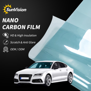 Offre Spéciale 1.52x30m Film de teinte anti-rayures pour vitres de voiture Film de carbone Cano 2 plis UV haute Protection claire et foncée pour vitres de voiture - Product Image 5